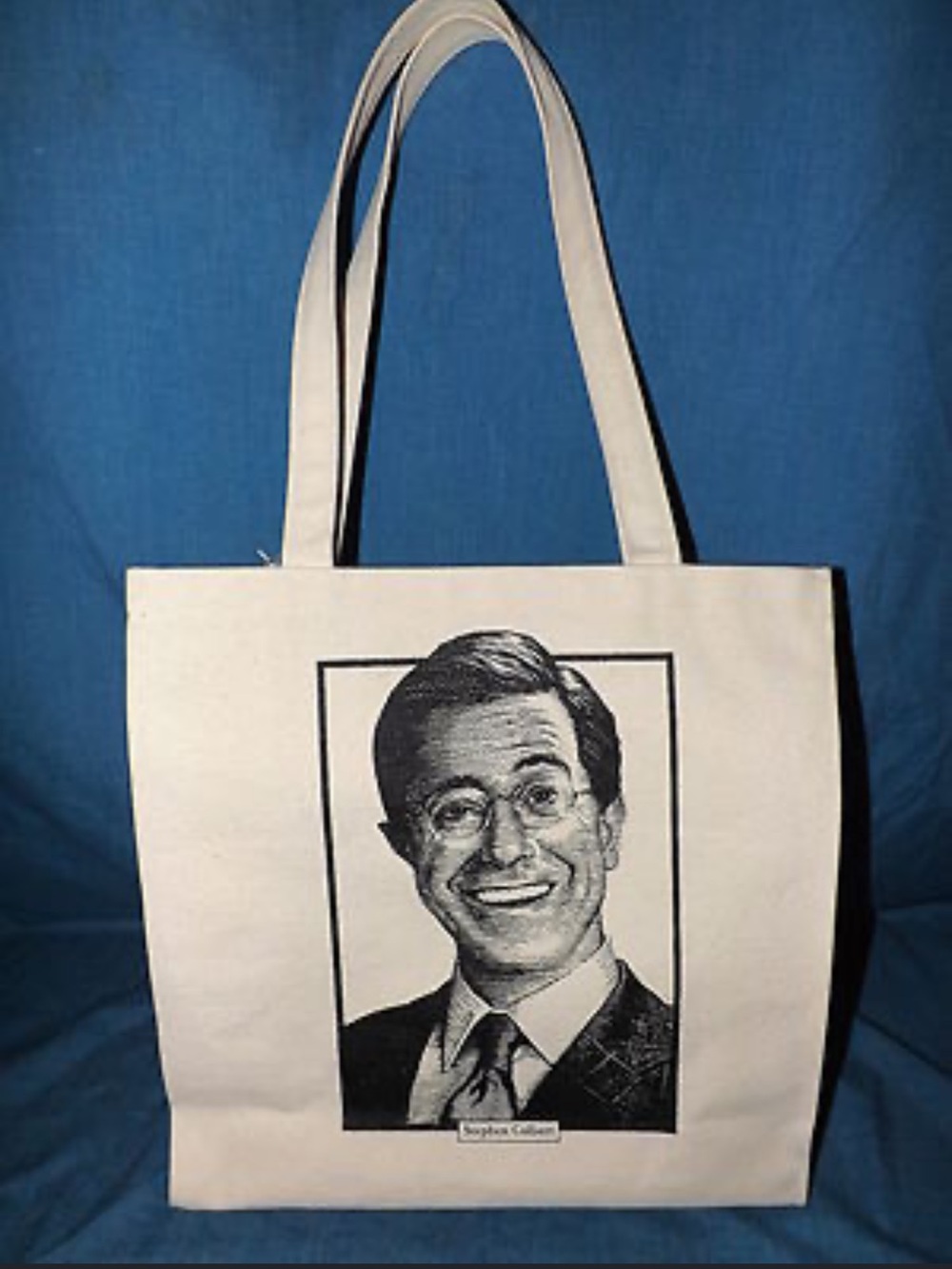 Stephen Colbert Tote Bag - Barnes & Noble Graphic Canvas Tote - Picture 3 of 3